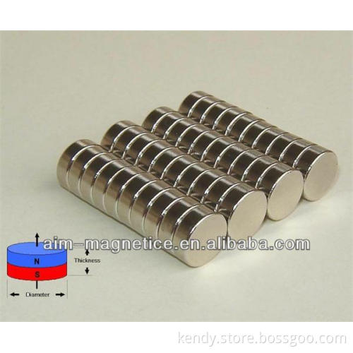 N35 D12 x 3mm Neodymium Magnet